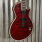 ESP LTD EC-1000 QM Quilt Top See Thru Black Cherry Fluence Guitar & Case #2957 Used