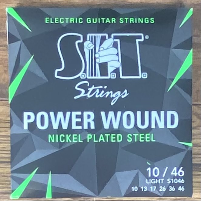 SIT Strings S1046 Light Power Wound Nickel Electric Guitar Strings 3 Pack