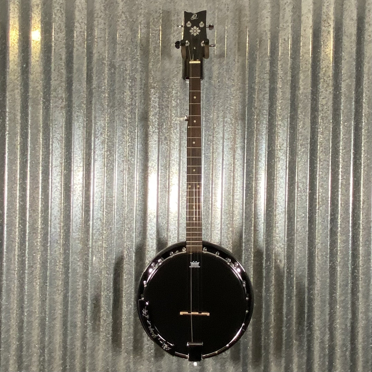 Ortega OBJ250-SBK Raven Black 5 String Banjo & Bag #0121