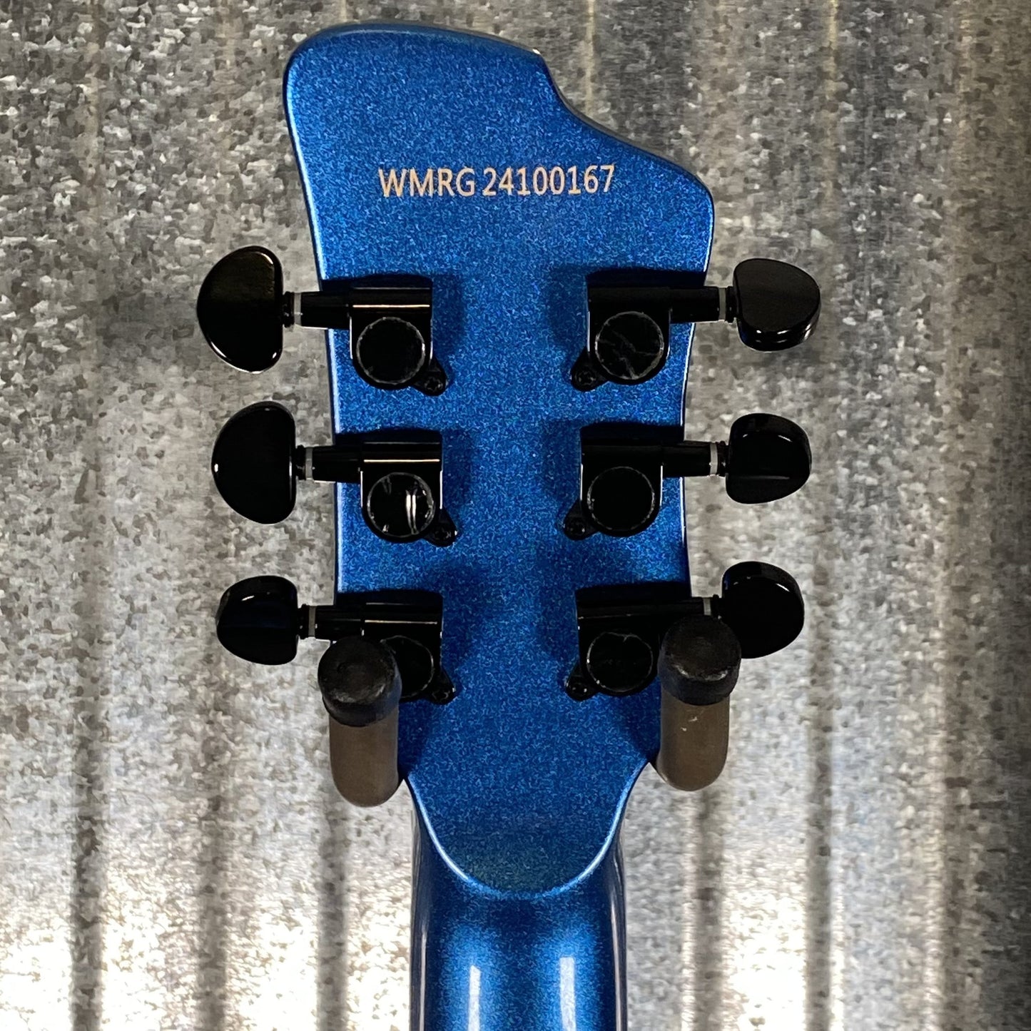 Westcreek Guitars Mirage T Bird Style Dual Humbucker Guitar Blue #0167 Used
