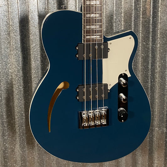 Reverend Dub King 4 String Semi Hollow Bass High Tide Blue #70811