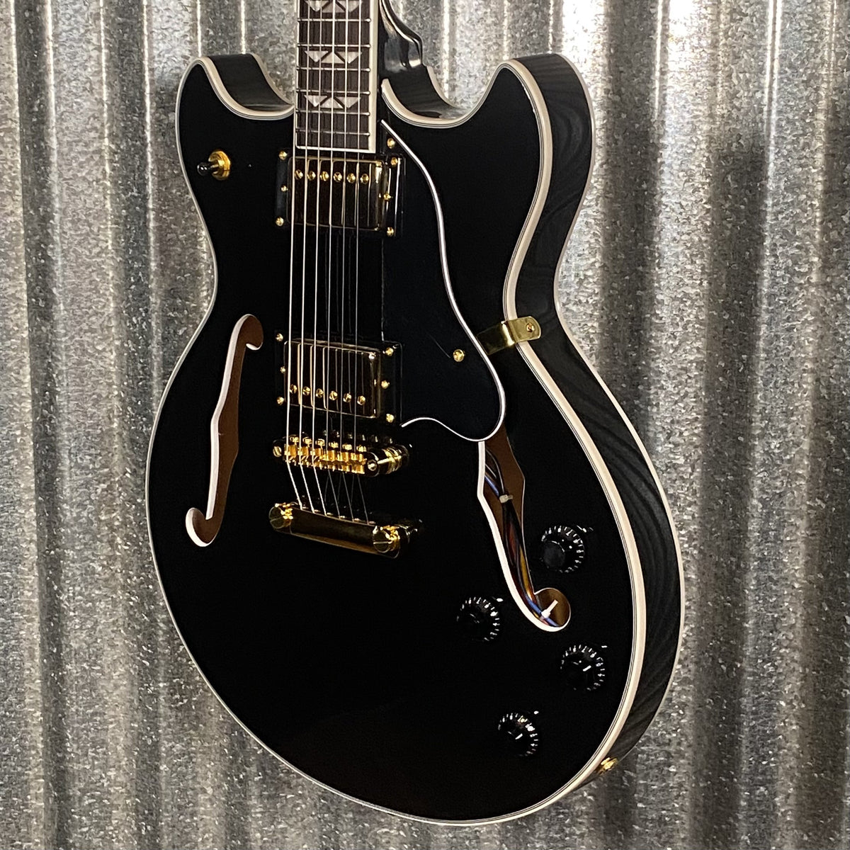 Westcreek Guitars 333 Semi Hollow Body Double Cutaway Black #0012  Used