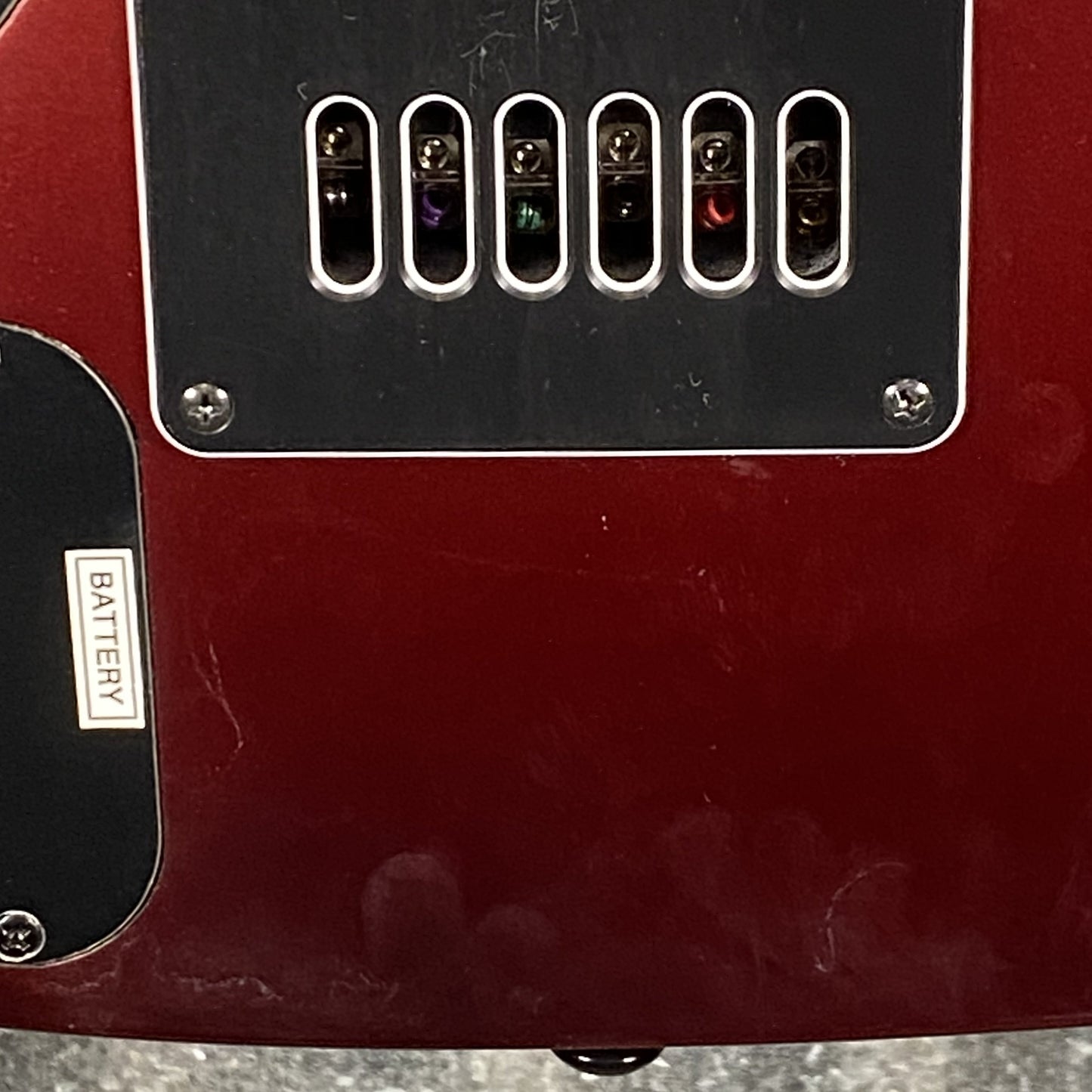 ESP LTD MH-1000 Evertune Candy Apple Red Satin Guitar MH1000ETCARS #0106 Used