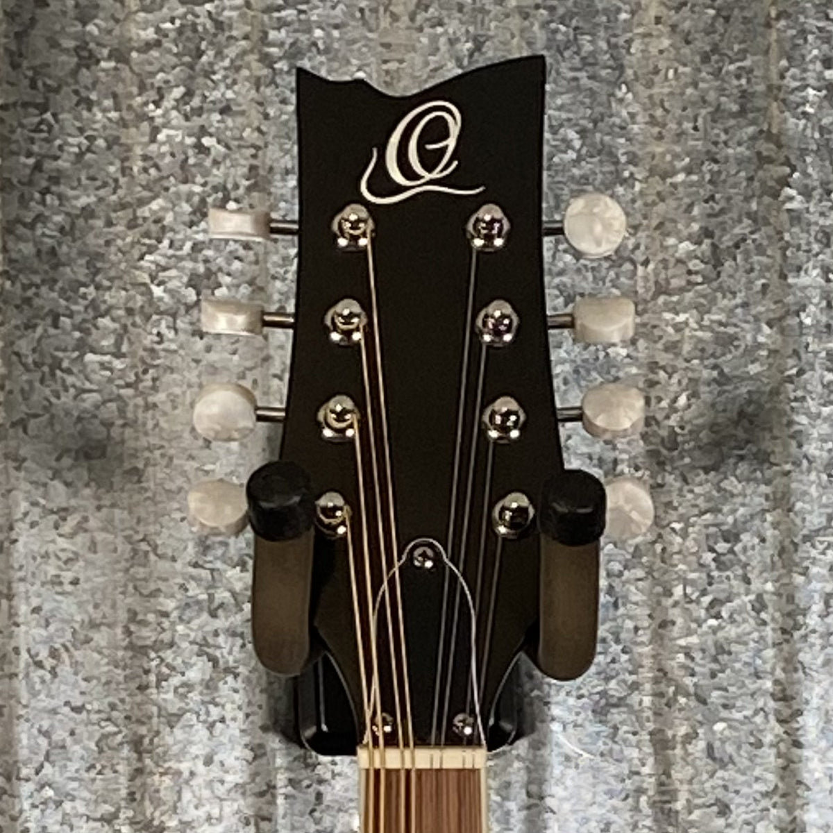 Ortega RMFE40SBK Black F Style Acoustic Electric Mandolin & Bag #0568