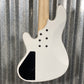 Cort Elrick NJS 5 String Bass White & Bag NJS5WHT #2861