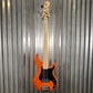 G&L USA Kiloton 5 Clear Orange Frost 5 String Bass & Case #2135 Used