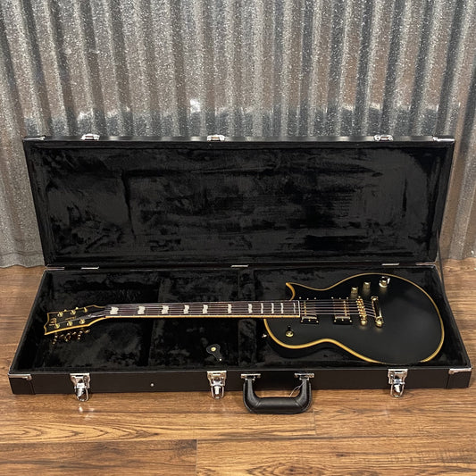 ESP LTD EC-1000 Vintage Black Seymour Duncan Guitar & Case #0092 Used