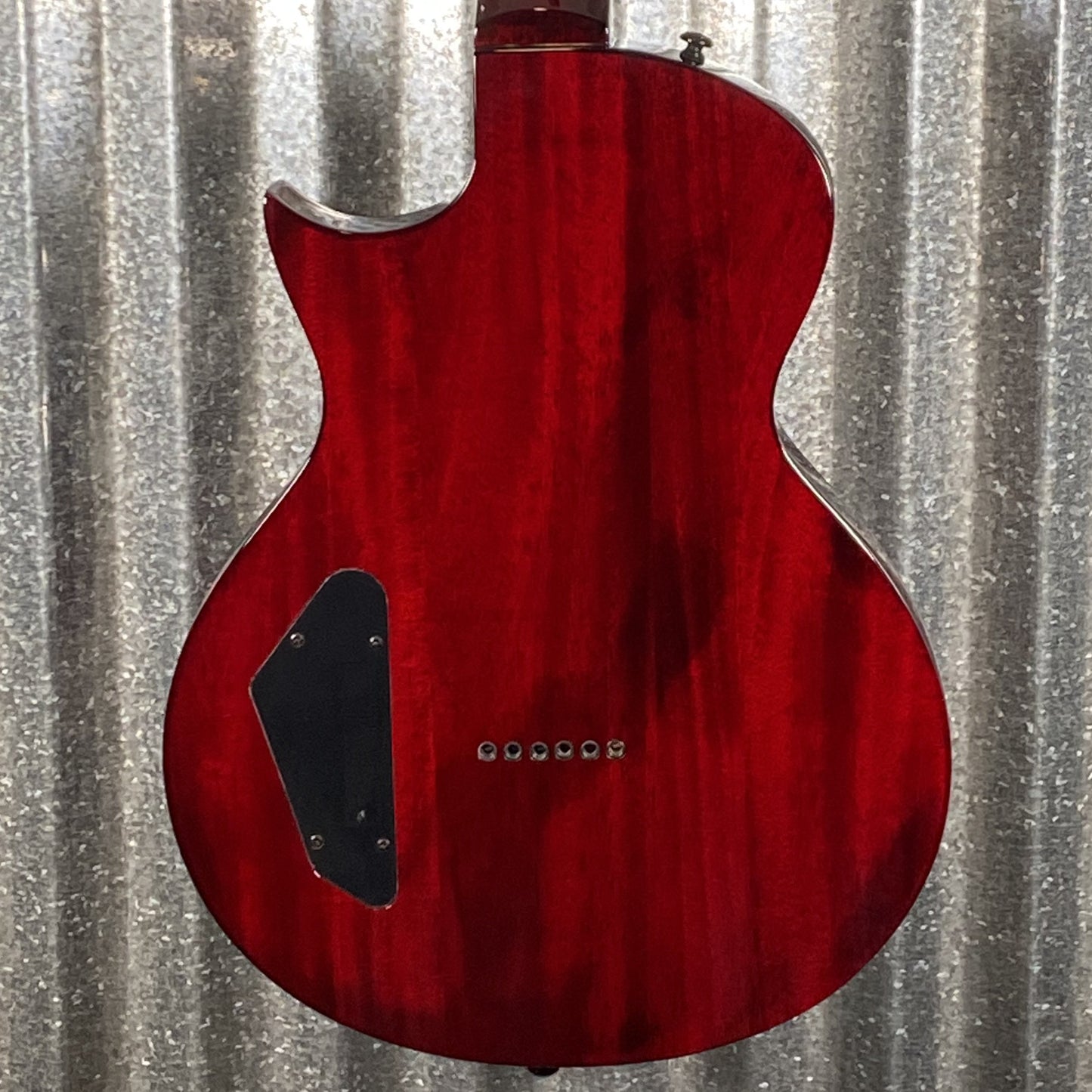 ESP LTD EC-201 Flat Top  See Thru Black Cherry Gutar EC201FTSTBC #0977 Used