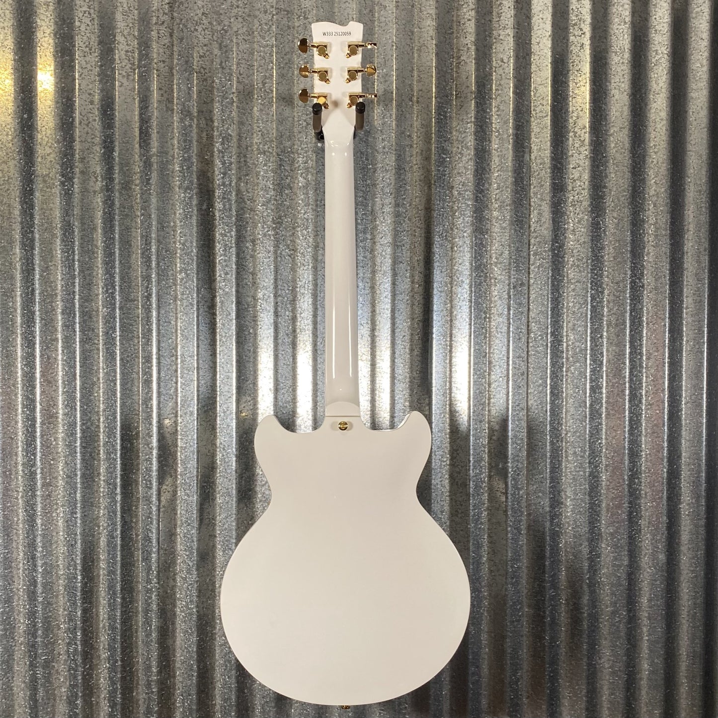 Westcreek Guitars 333 Semi Hollow Body Double Cutaway White #0059 Used
