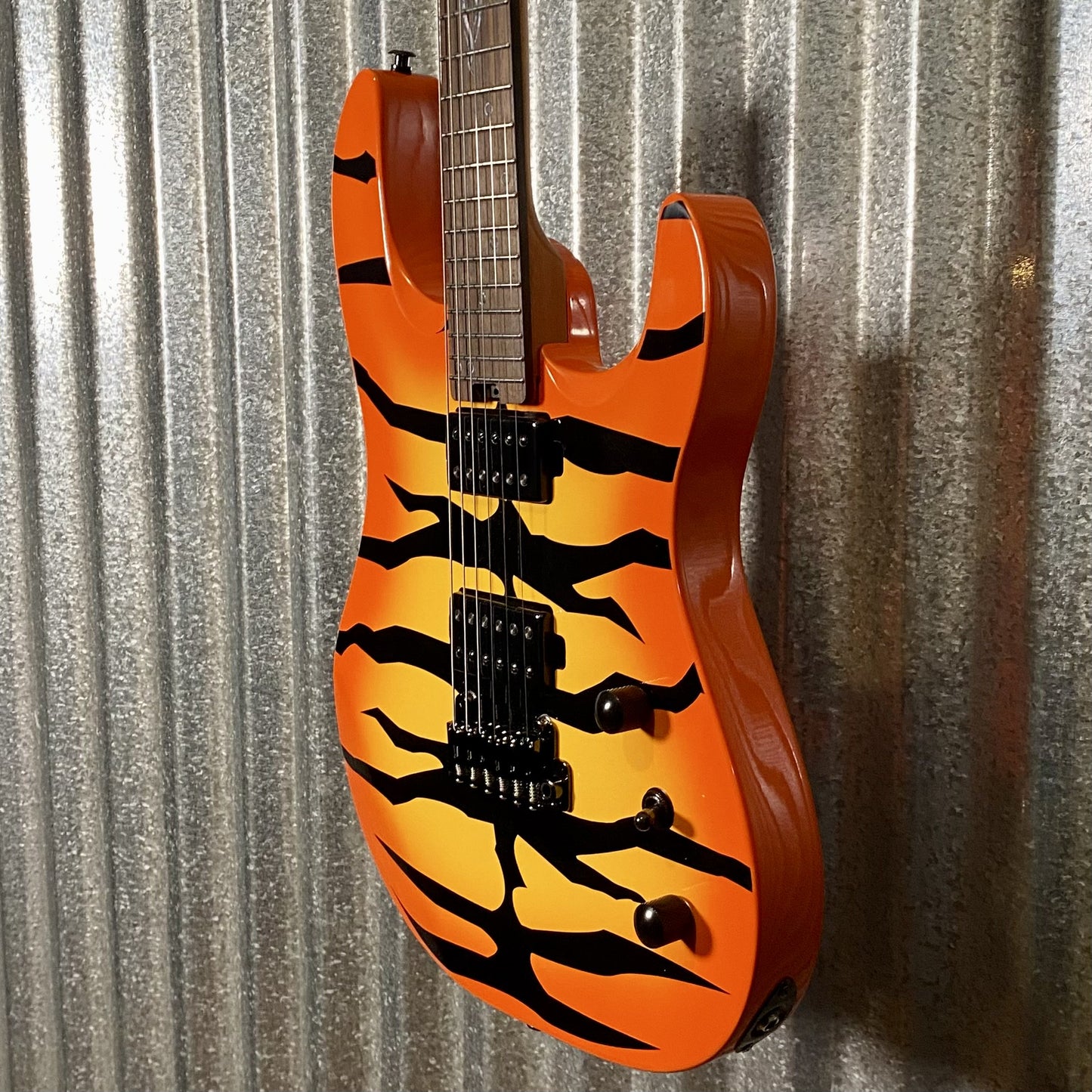 Westcreek Guitars Aetheris Superstrat Yellow Tiger Guitar #0032 Used
