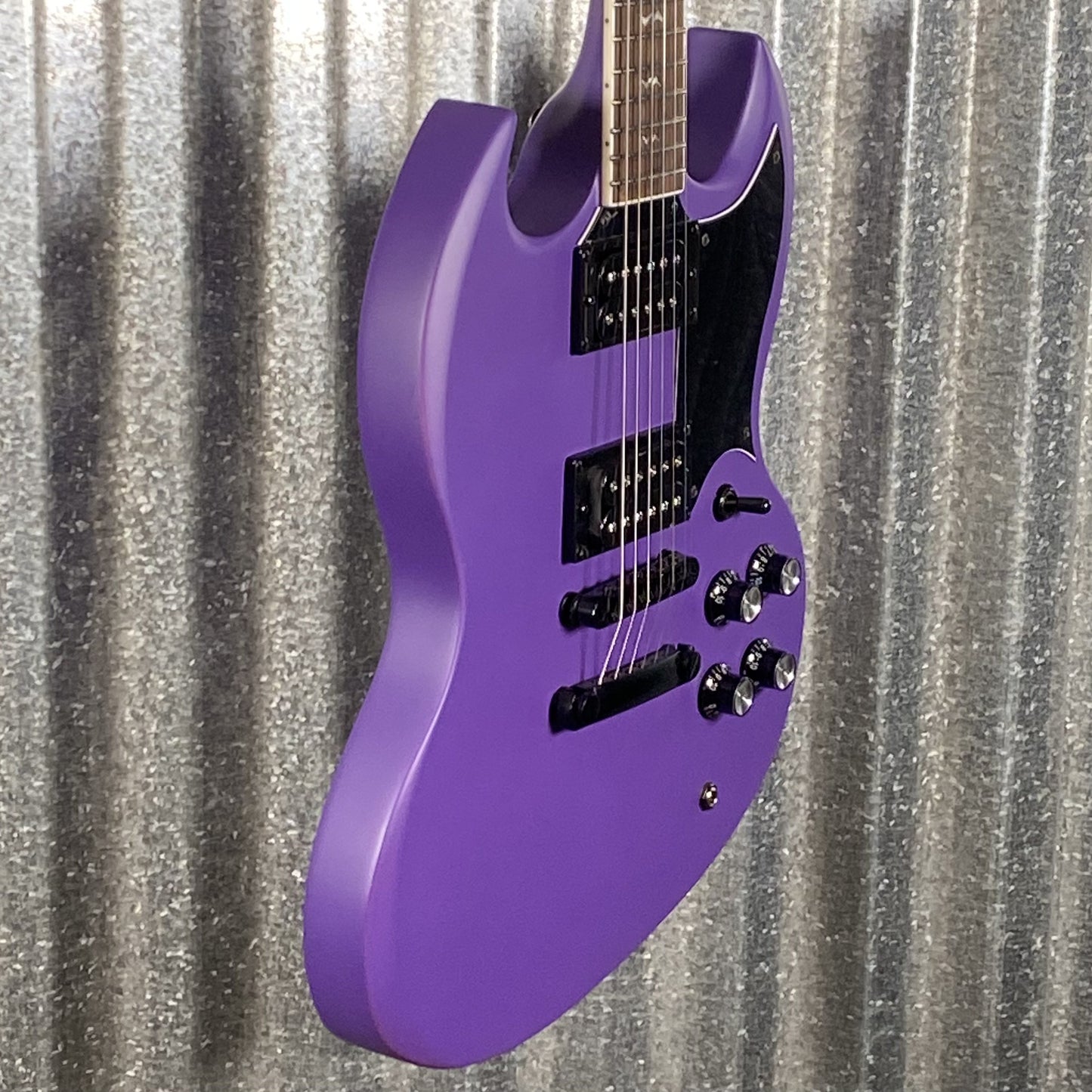 Westcreek Guitars Racer SG Offset Style Purple Matte Guitar #0128 Used