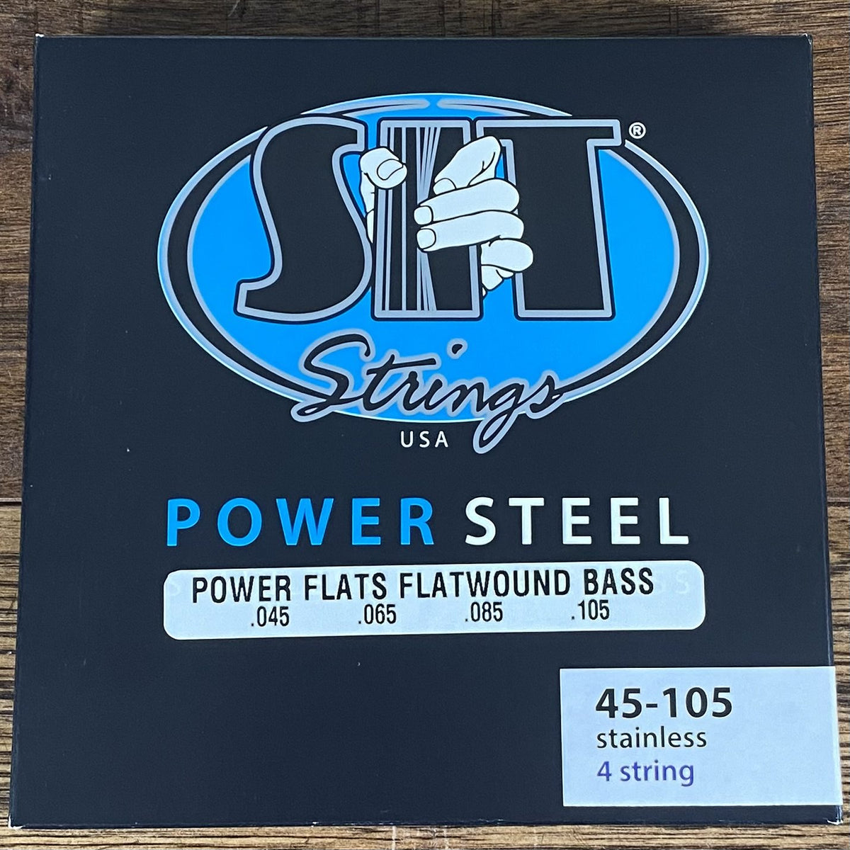 SIT Strings PowerFlat Flatwound 4 String Light Stainless Steel Bass PF45105L