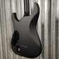 ESP LTD MH-1000NT Bold Binding Black Satin Guitar #1064 Used