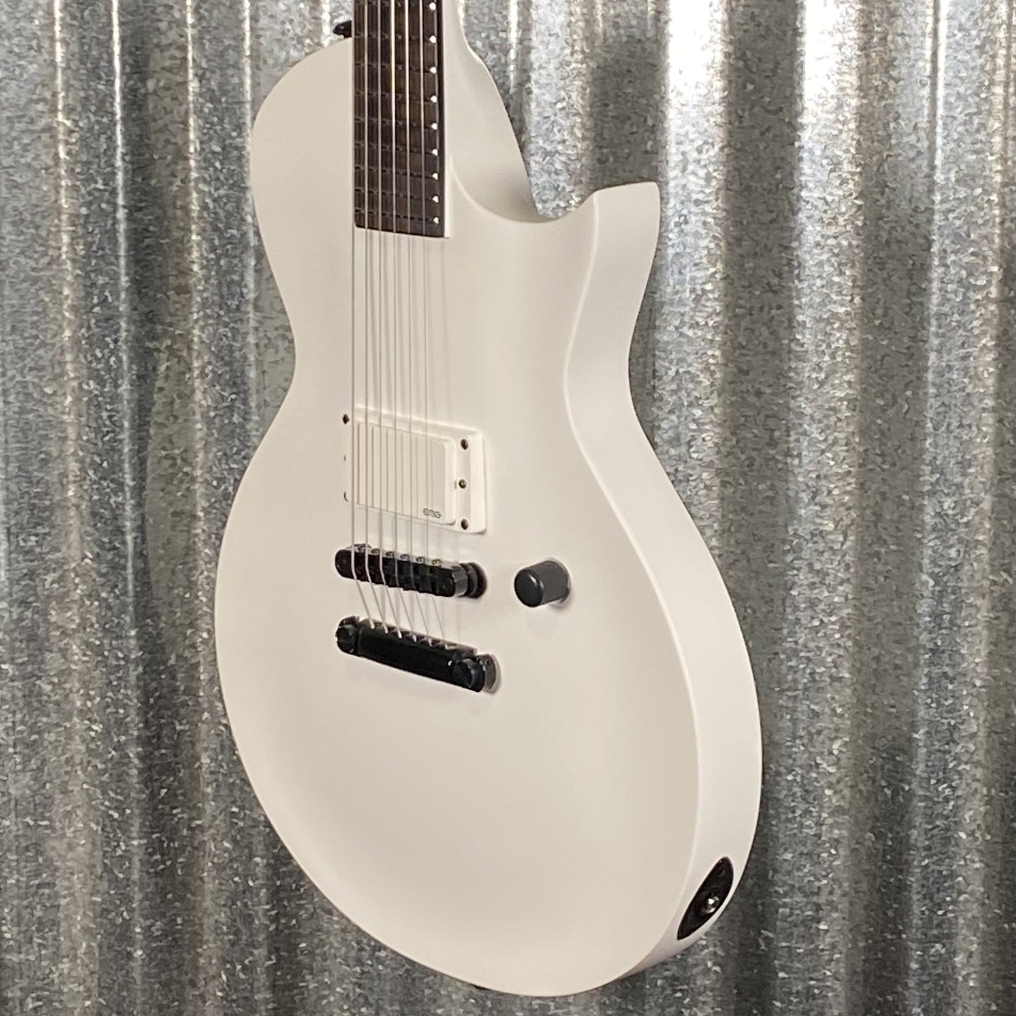 ESP LTD EC Arctic Metal Snow White Satin Guitar ECARMSWS #0778 Used