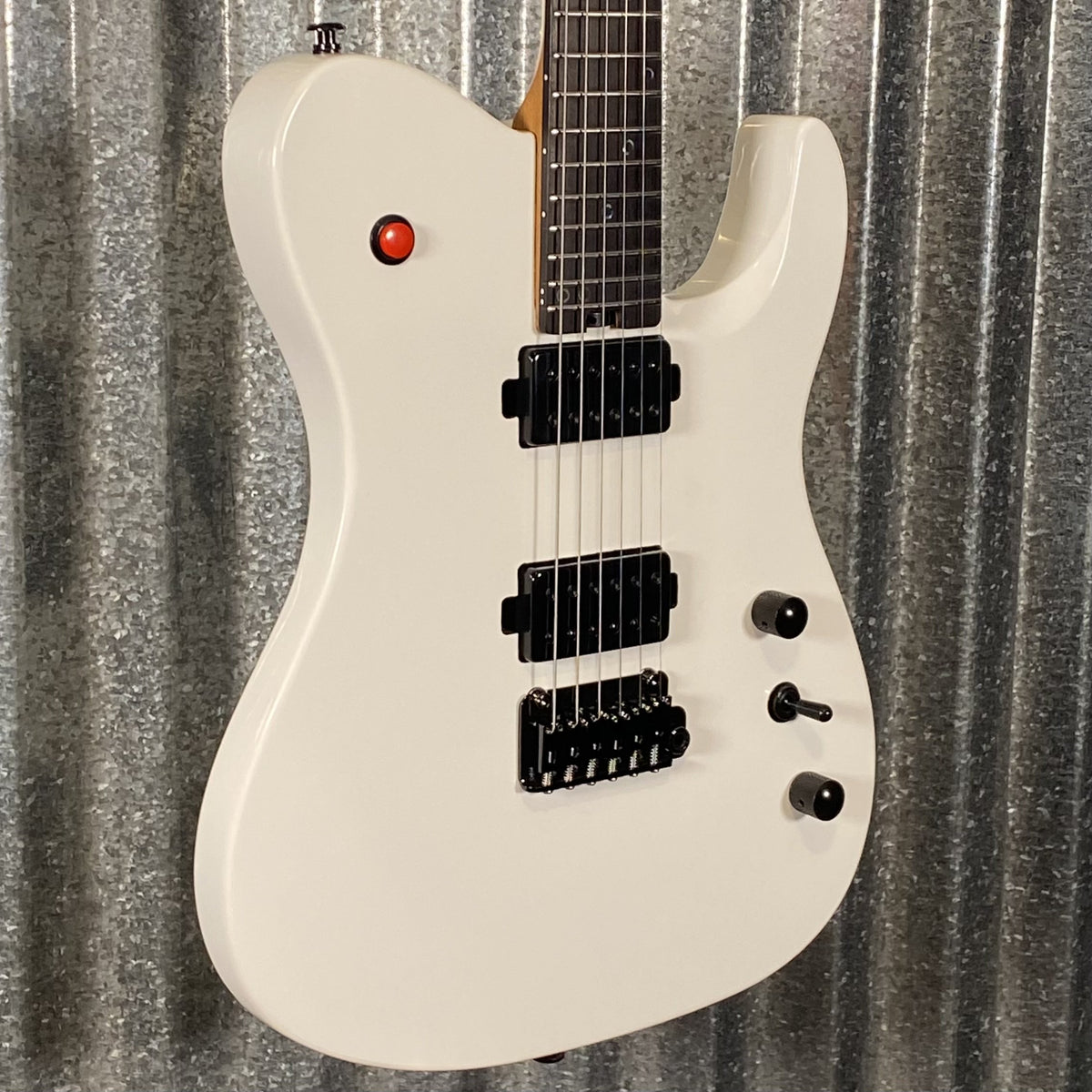 Westcreek Guitars Helyx T Style Dual Humbucker White Guitar #0001 Used