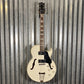 Glen Burton GE775 Chicago Hollow Body White Guitar #0000 Used