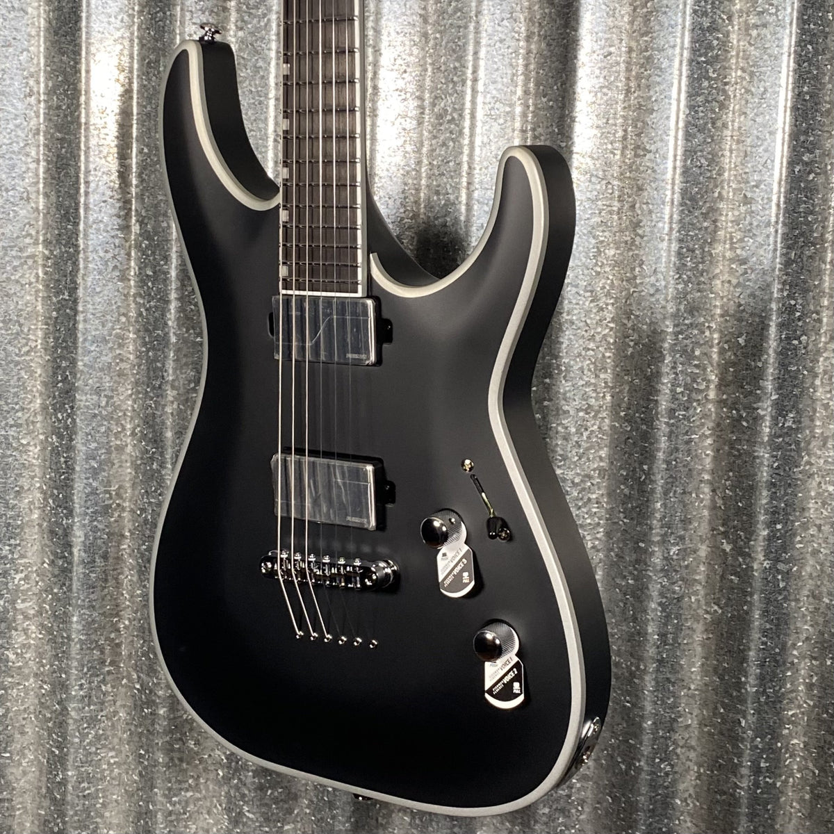 ESP LTD MH-1000NT Bold Binding Black Satin Guitar MH1000NTBBBLKS #1280 Used