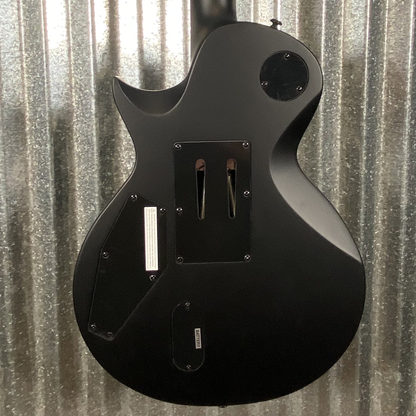 ESP LTD EC-1000 FR Floyd Rose Black Satin EMG Guitar EC1000FRBLKS #0087 Used