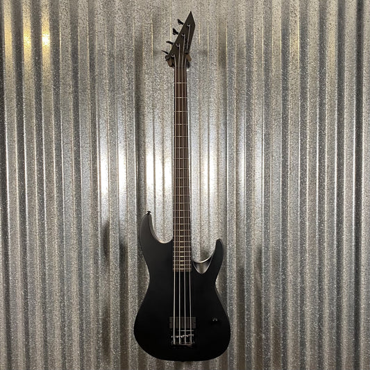 ESP LTD M-4 Black Metal Black Satin 4 String Bass LM4BKMBLKS1 #2076 Used