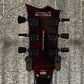 ESP LTD EC-1000 QM Quilt Top See Thru Black Cherry Fluence Guitar & Case #0202  Used