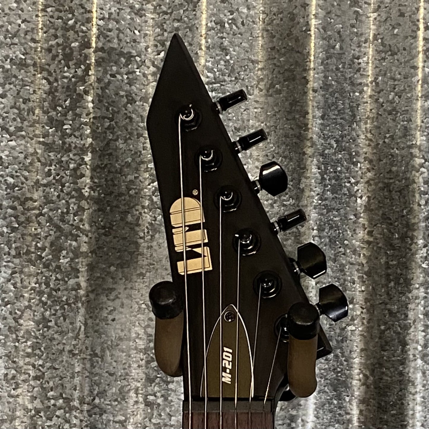 ESP LTD M-201HT Black Satin Guitar M201HTBLKS #7553 Used
