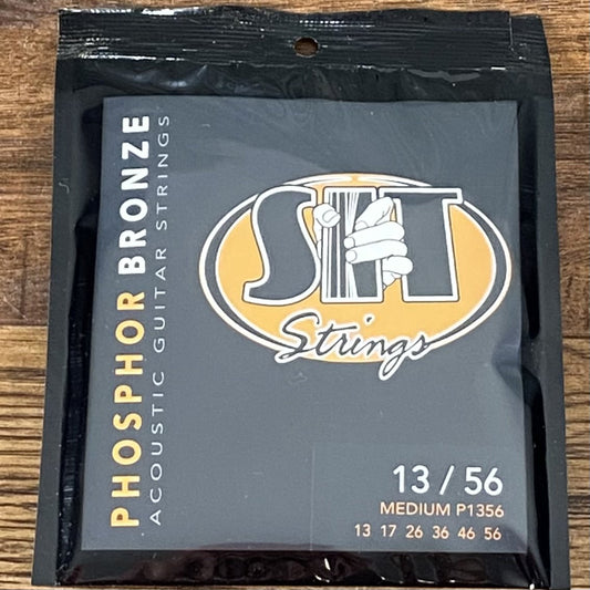 SIT Strings P1356 Medium Phosphor Bronze Acoustic Guitar Strings 3 Pack
