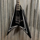 ESP LTD Alexi Laiho Sawtooth SE 20th Black White Pinstripe Guitar & Case USED #2045