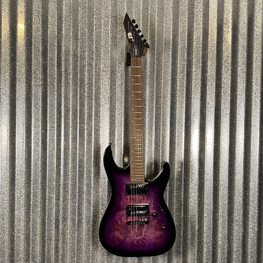 ESP LTD M-200DX Transparent Purple Burst Guitar LM200DXNTPRB #0671 Used