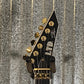 ESP LTD Alexi Laiho Arrowhead SE Black Yellow Pinstripe Guitar & Case USED #1378