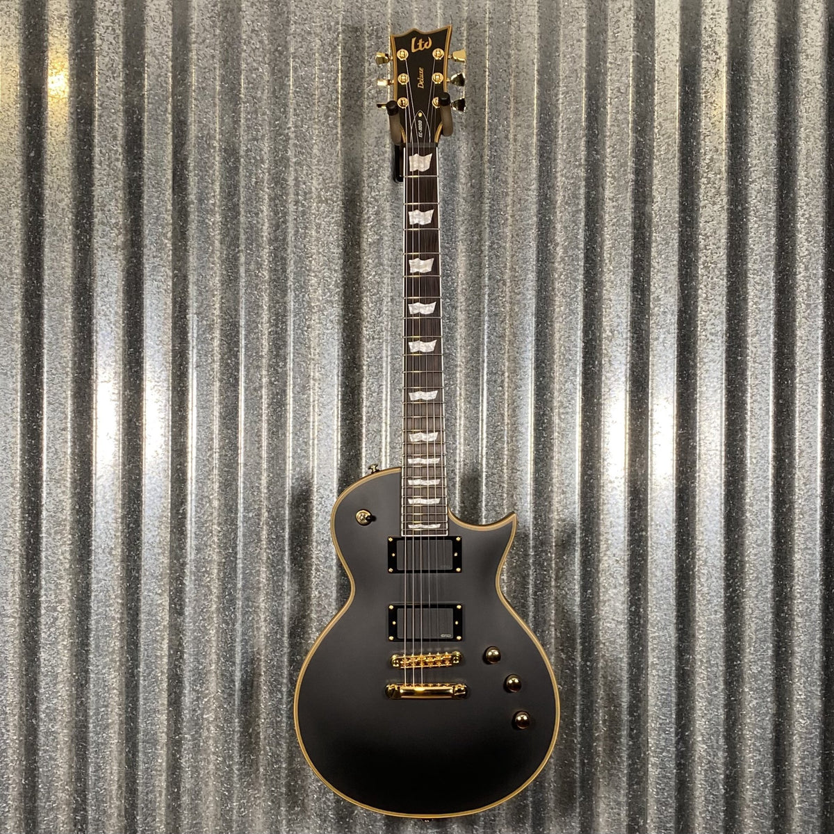 ESP LTD EC-1000 Vintage Black EMG Guitar EC1000VB #0269 Used