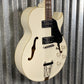 Glen Burton GE775 Chicago Hollow Body White Guitar #0000 Used