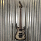 ESP LTD M-1007B 7 String Baritone Quilt Top Charcol Burst Guitar #3137 Used