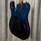 Westcreek Guitars Helyx T Style Dual Humbucker Ocean Vortex Blue Guitar #0027 Used