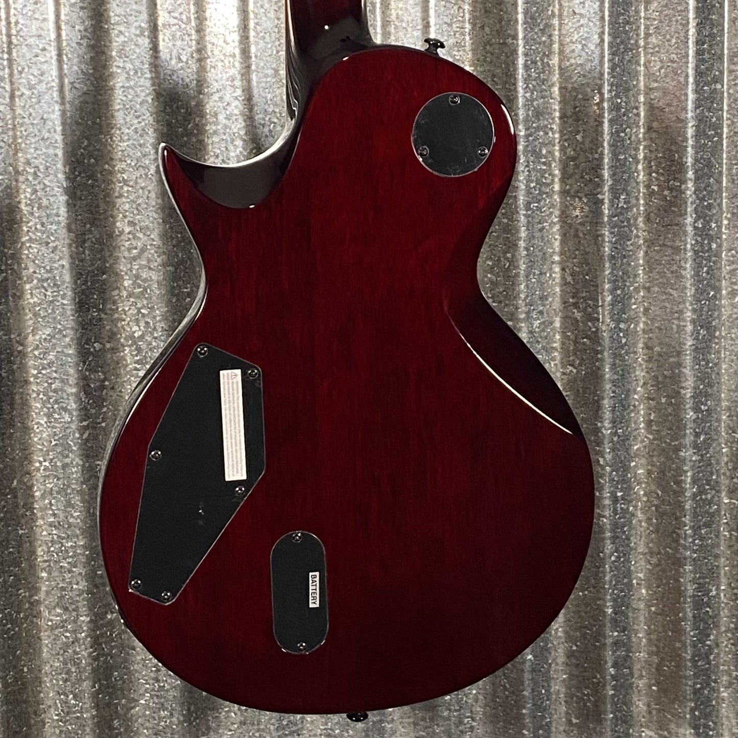 ESP LTD EC-1000 QM Quilt Top See Thru Black Cherry Fluence Guitar & Case #0202  Used