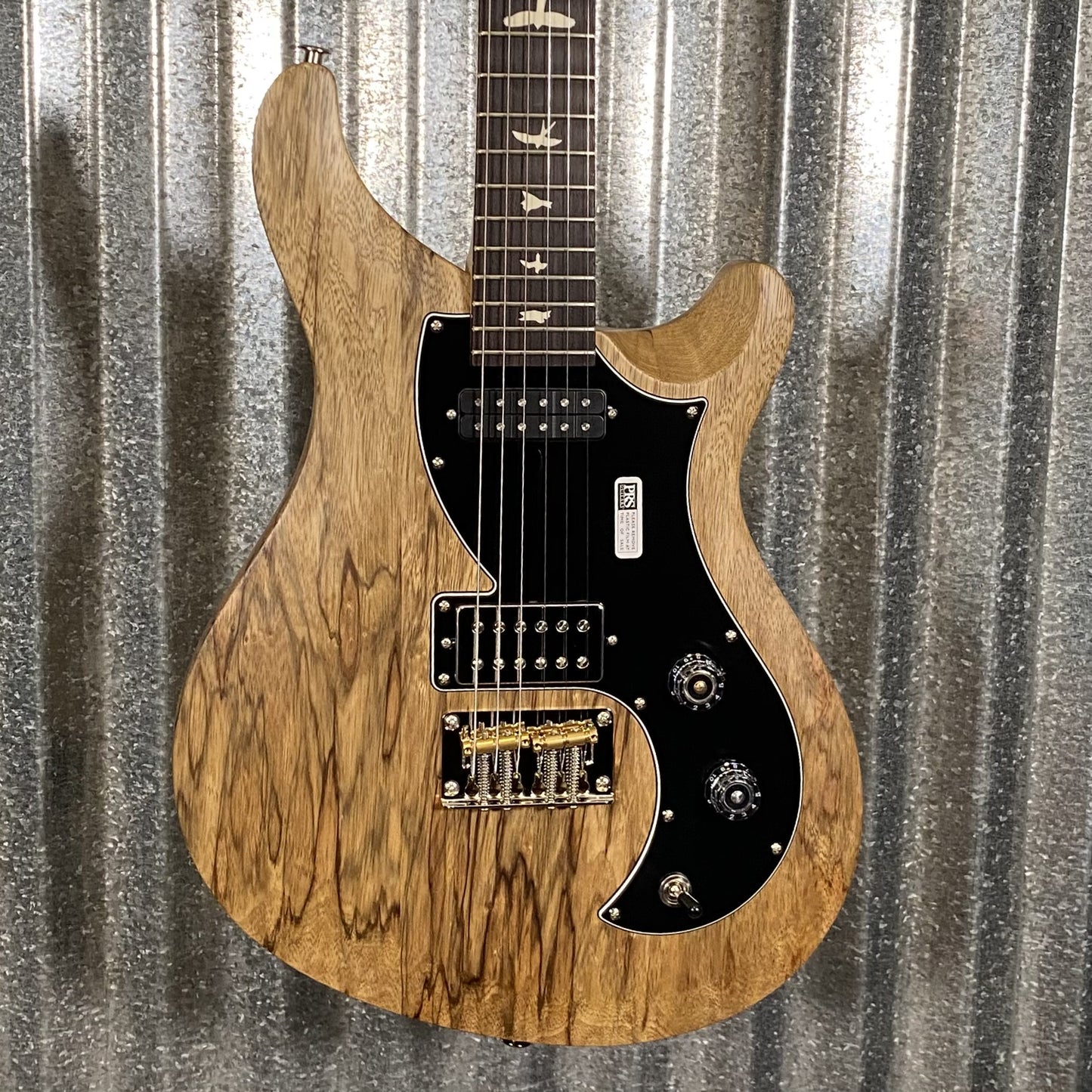 PRS Paul Reed Smith USA S2 Vela Black Limba Guitar & Bag #9329