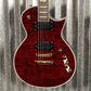 ESP LTD EC-1000T CMT See Thru Black Cherry Guitar #1172 Used