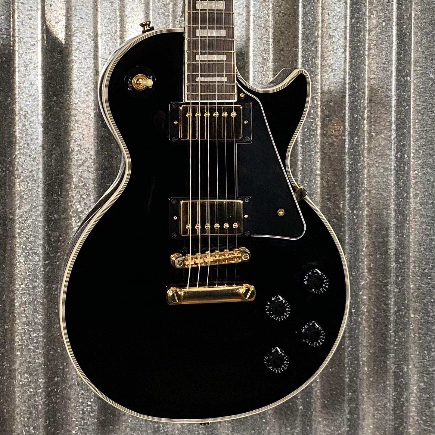 Epiphone Les Paul Custom Black Guitar #2441 Used