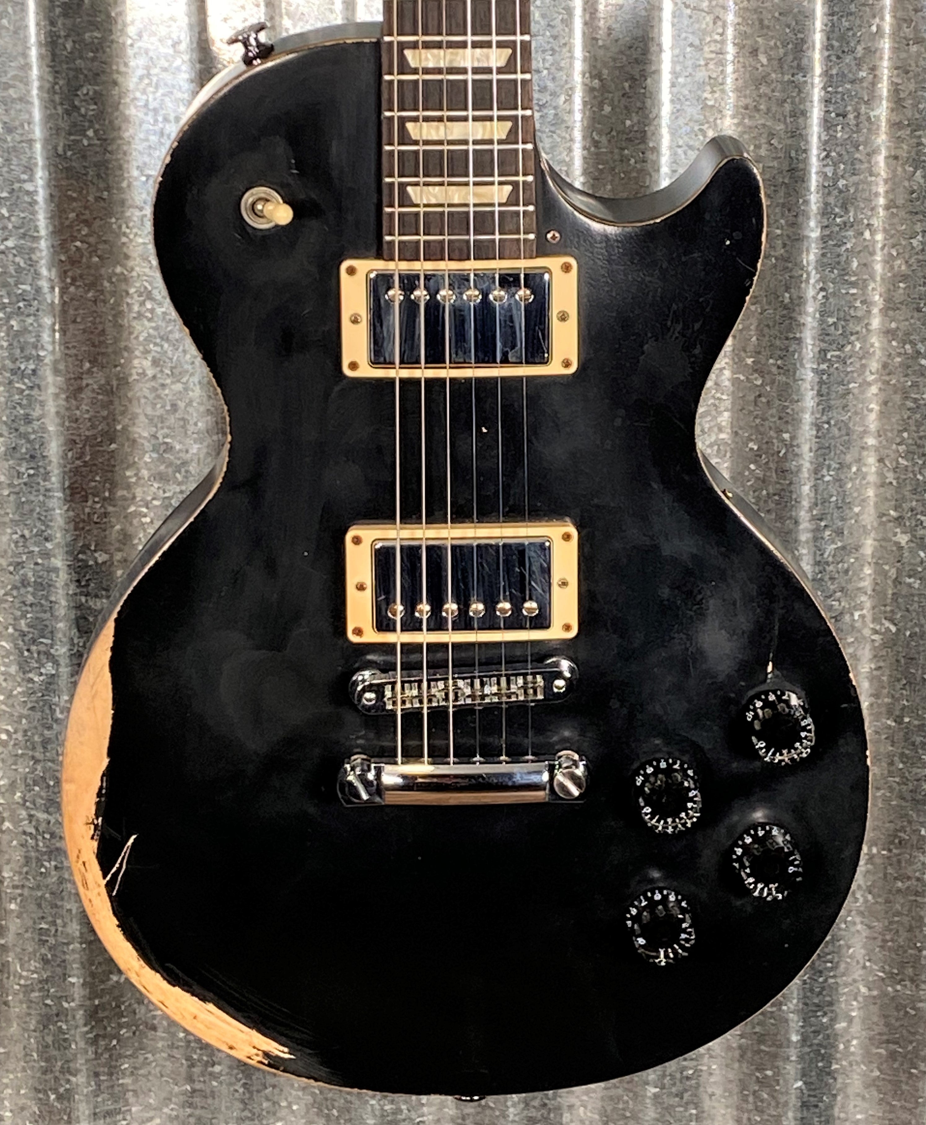 Gibson Les Paul Studio 120th Anniversary Matte Black 2014 Relic Guitar