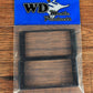 WD Music Products HMRB Slanted Black Plastic 1 High, 1 Low Pickup Mounting Ring Set For Guitar Humbuckers