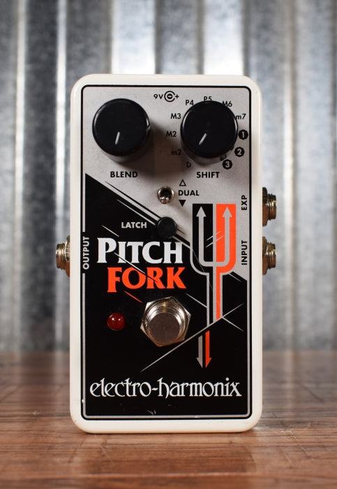 Electro-Harmonix EHX Pitch Fork Drop Polyphonic Pitch Shifter Guitar Effect Pedal Used