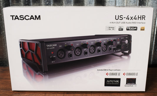 Tascam US-4X4HR 4x4 USB Audio & Midi Recording Interface