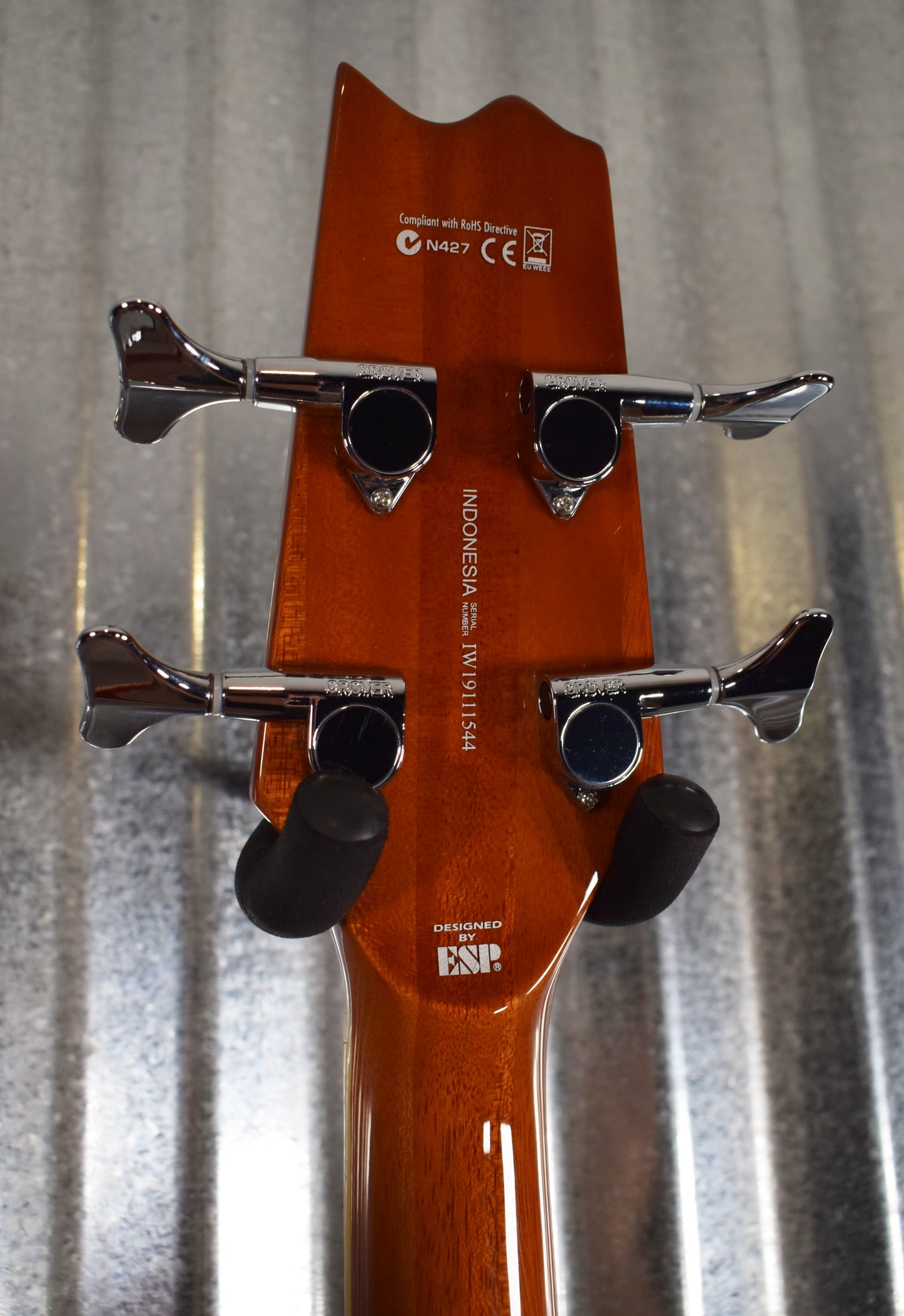 ESP LTD TL-4 Natural 4 String Thinline Acoustic Electric Bass & Case LTL4NAT #1544