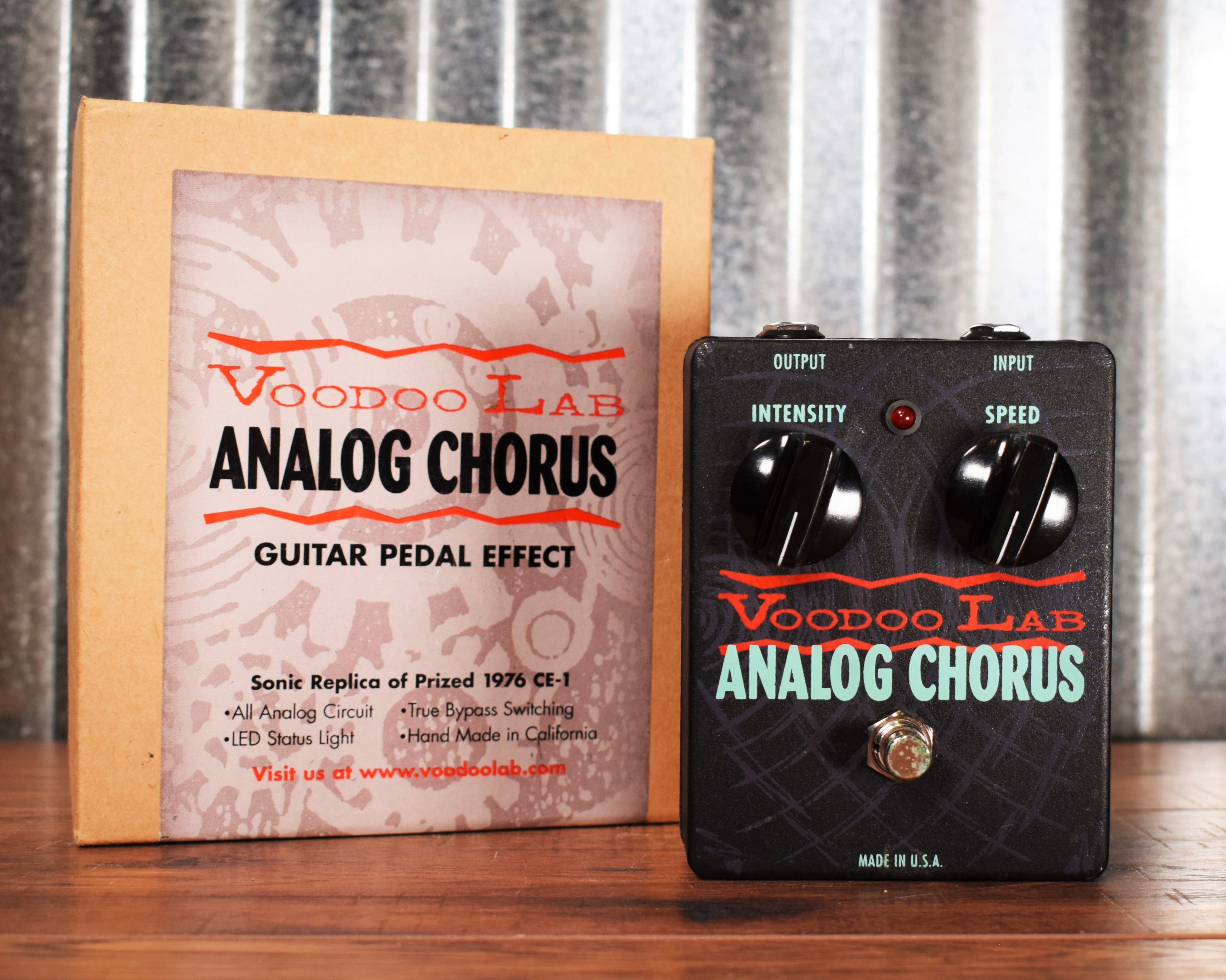 Voodoo Labs Analog Chorus Guitar Effect Pedal Used – Specialty Traders