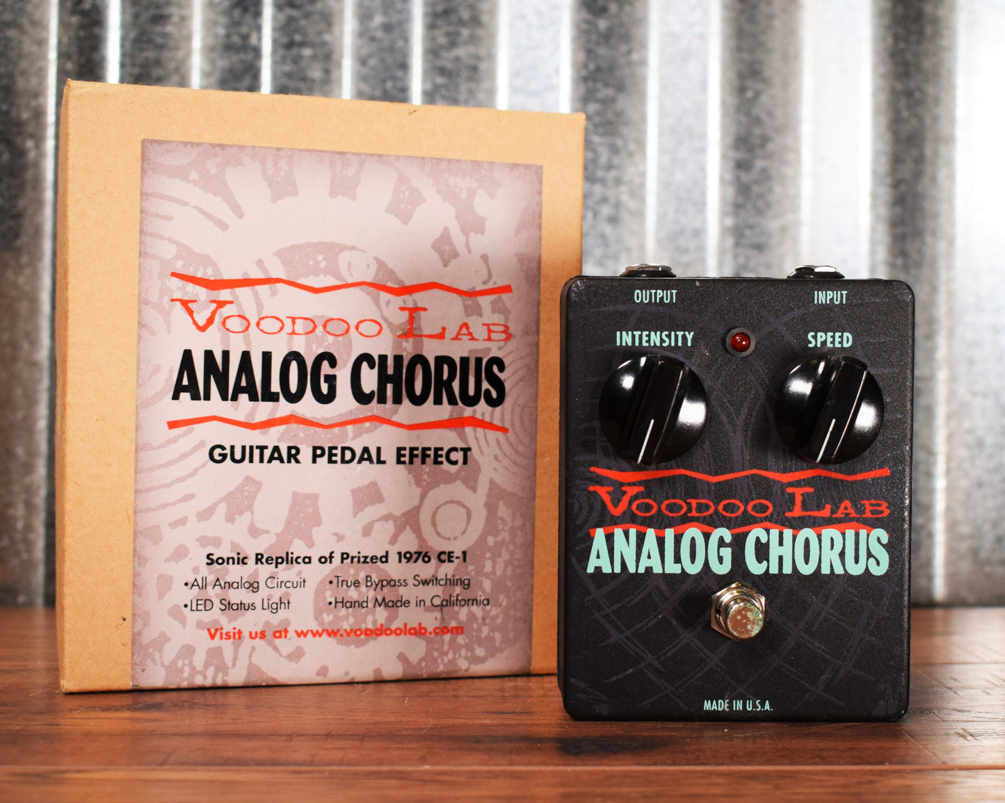 Voodoo Labs Analog Chorus Guitar Effect Pedal Used