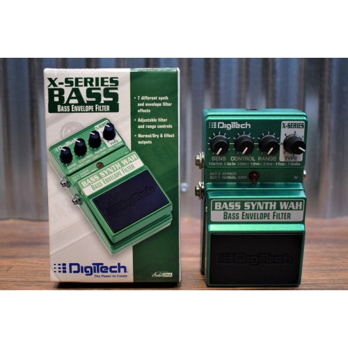 Digitech X Series Bass Synth Wah Envelope Filter Effect Pedal Demo