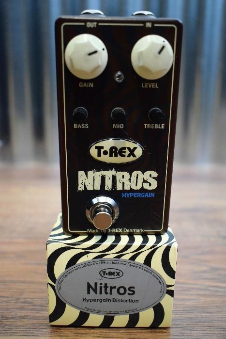 T-Rex Nitros Hypergain Distortion Electric Guitar Effects FX Pedal TRex #83