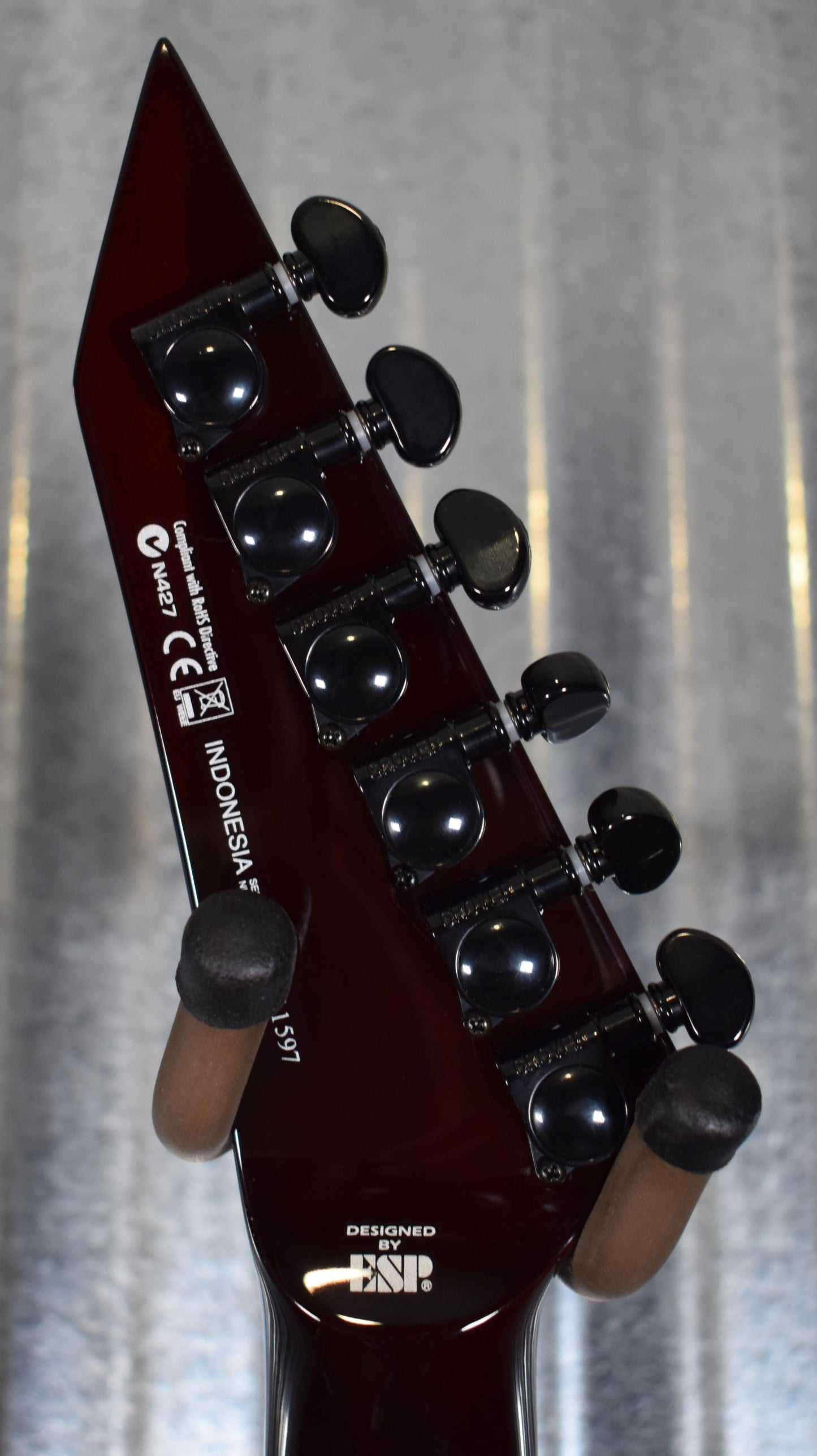 ESP LTD MH-1000 Evertune Dark Brown Sunburst Guitar LMH1000ETFMDBSB #1597
