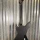 ESP LTD EX LH Black Metal EMG Black Satin Left Hand Guitar LEXBKMBLKSLH #2210 Used