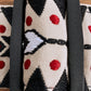 Levy's MGJ-003 2" Jacquard Weave Guitar Strap Black Red