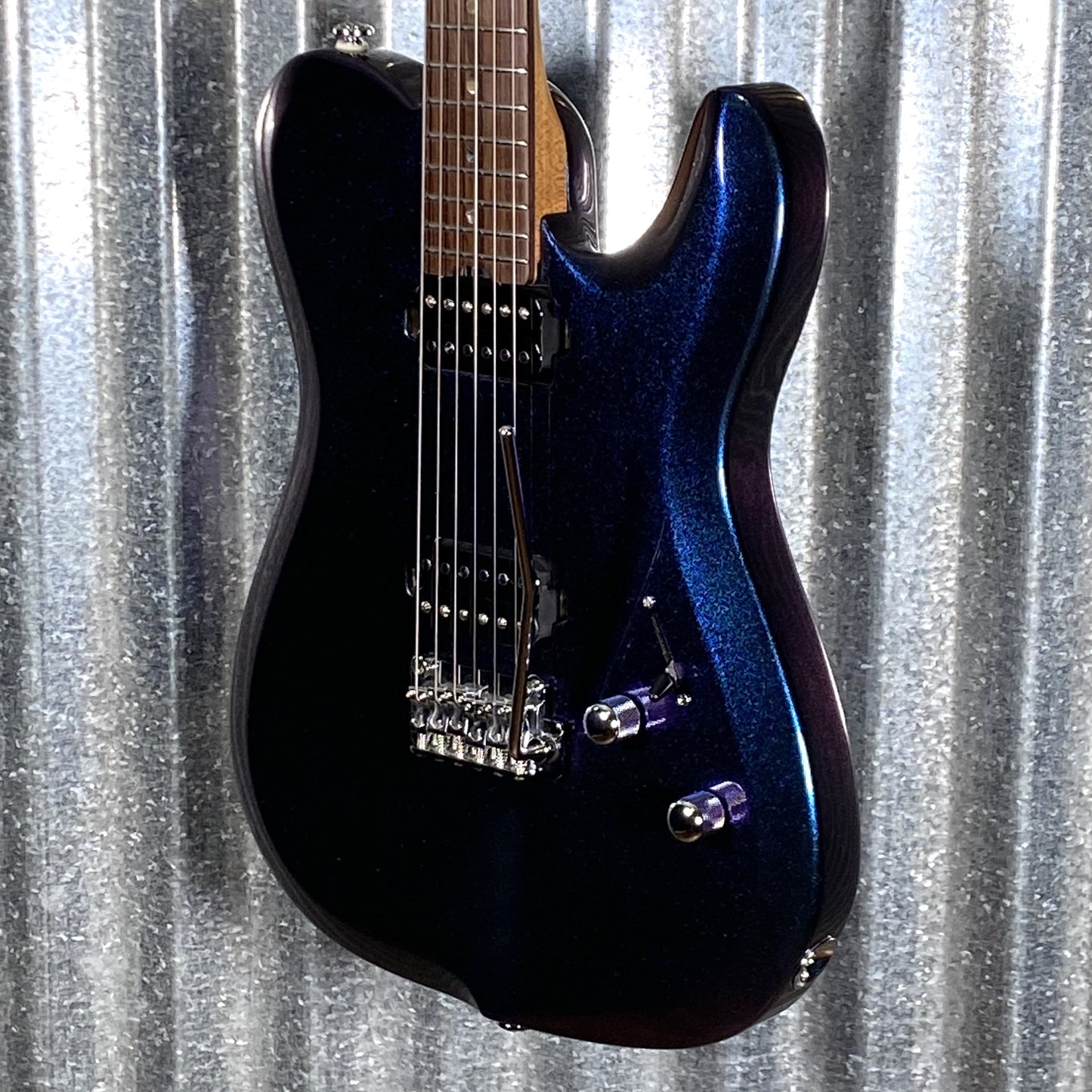 Musi Virgo Fusion Telecaster Deluxe Tremolo Indigo Blue Guitar #0486 Used